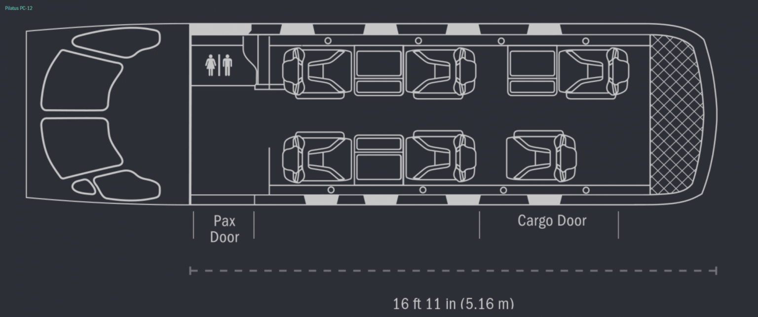 PC-12 Floor plan